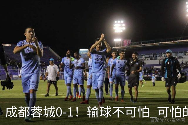 成都蓉城0-1！输球不可怕 可怕的是阿洛伊西赛后发言 坚信可以拿到冠军